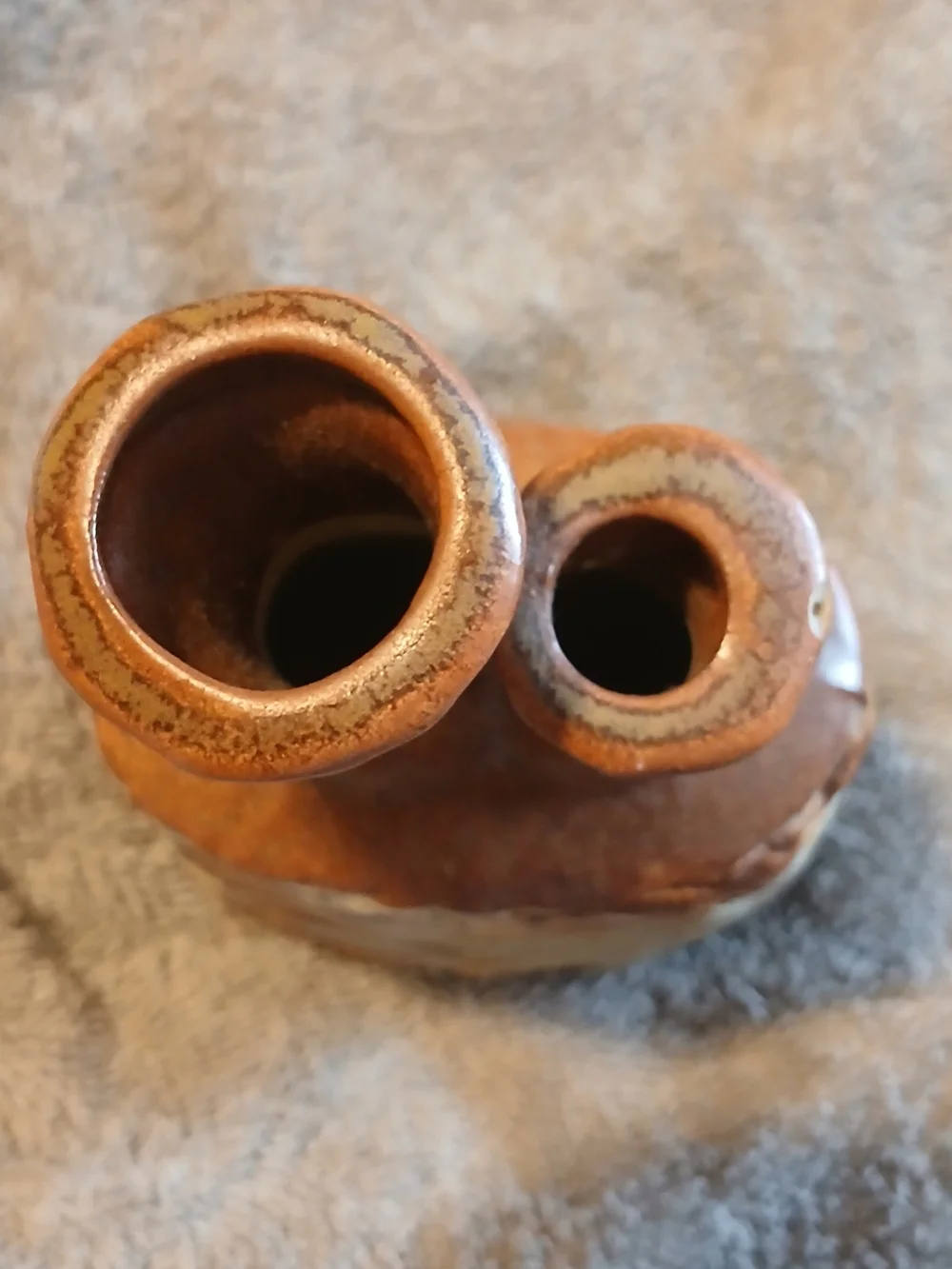 Vintage Ardco Fine Quality Dallas Japan Pottery Rustic Boho Southwest Bud Vase